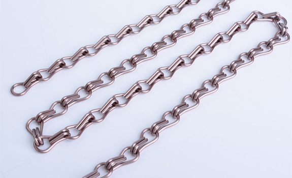 Chain Link Curtain - Real Shot Aluminum Curtain Picture Display
