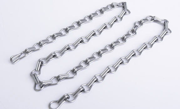 Chain Link Curtain - Real Shot Aluminum Curtain Picture Display