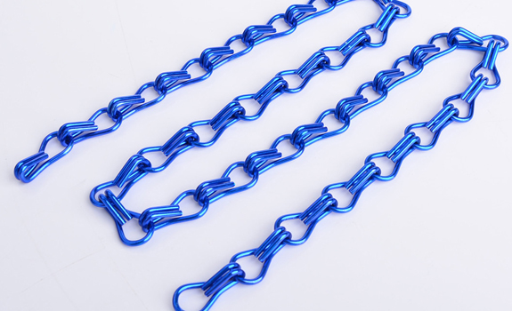 Chain Link Curtain - Real Shot Aluminum Curtain Picture Display