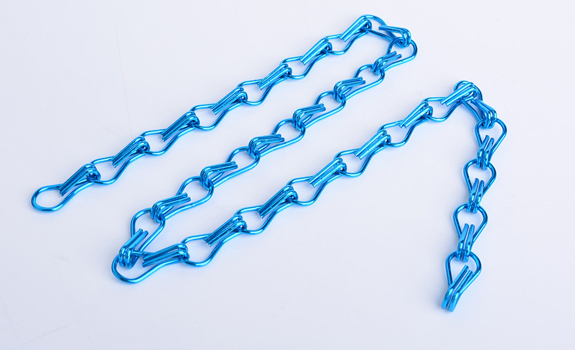 Chain Link Curtain - Real Shot Aluminum Curtain Picture Display