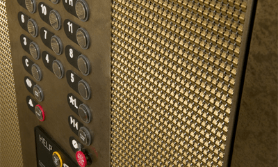 Metal Mesh Elevator Cladding