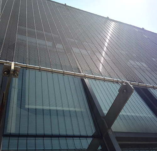 Riverside Planning Exhibition Center — Curtain Wall Decoration Mesh