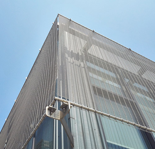 Riverside Planning Exhibition Center — Curtain Wall Decoration Mesh