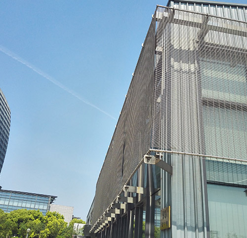 Riverside Planning Exhibition Center — Curtain Wall Decoration Mesh