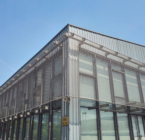Riverside Planning Exhibition Center — Curtain Wall Decoration Mesh