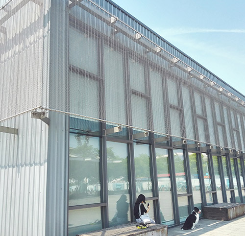 Riverside Planning Exhibition Center — Curtain Wall Decoration Mesh