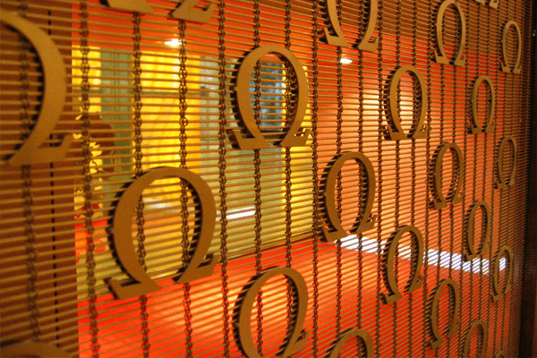 Woven Wire Drapery